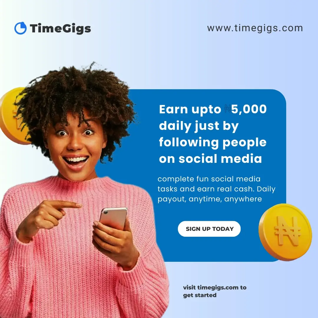TimeGigs Review: How to Make Money Online in Nigeria and Earn 2K Daily in 2026